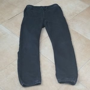 GAP black stretch jogger denim jeans 14/XXL
